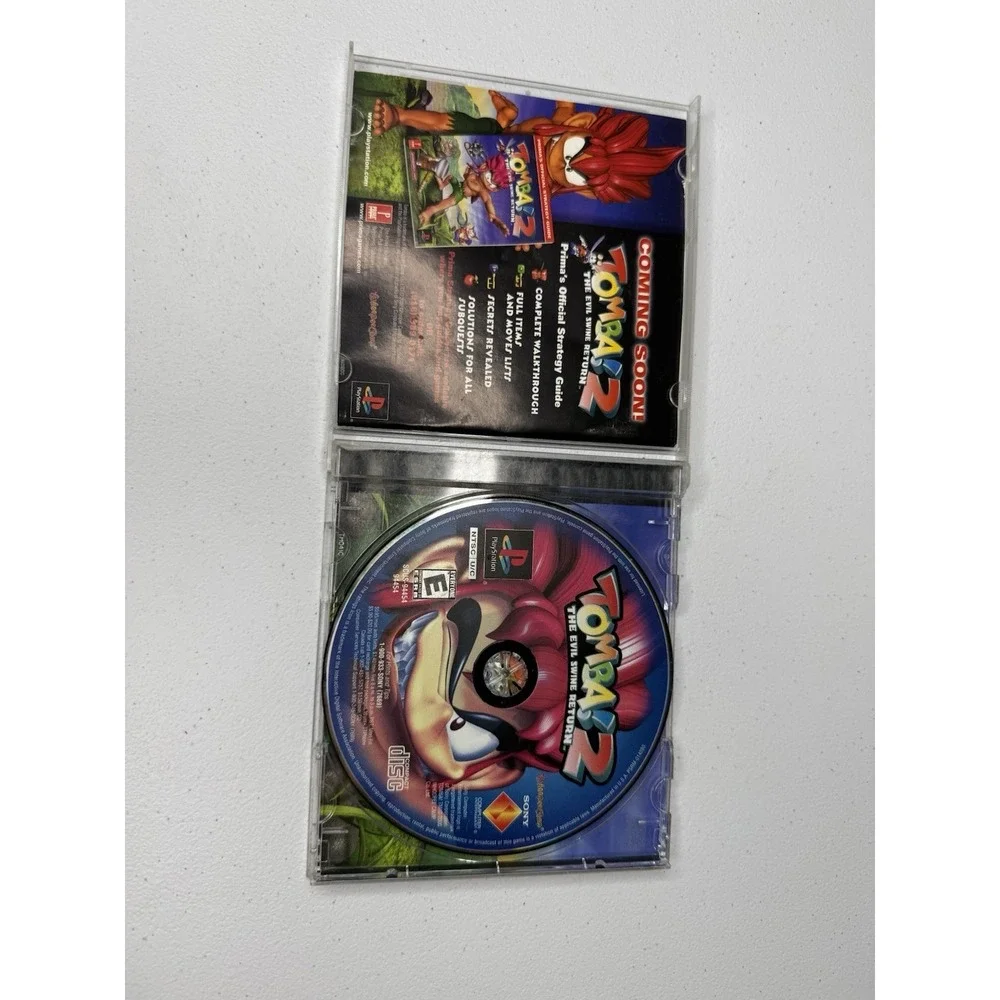 Tomba! 2 The Evil Swine Return PS1 Playstation Complete Tested Works Black Label
